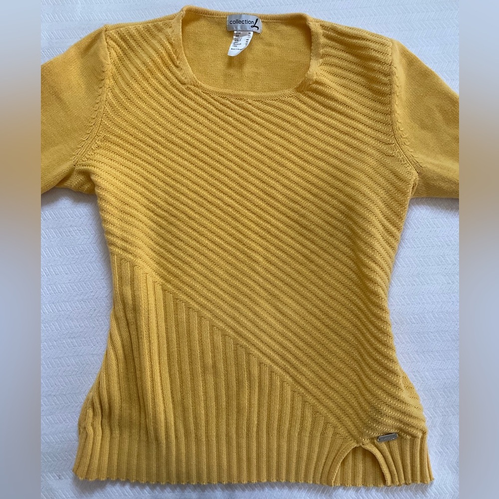 Collection B Mustard Yellow Women's Sweater